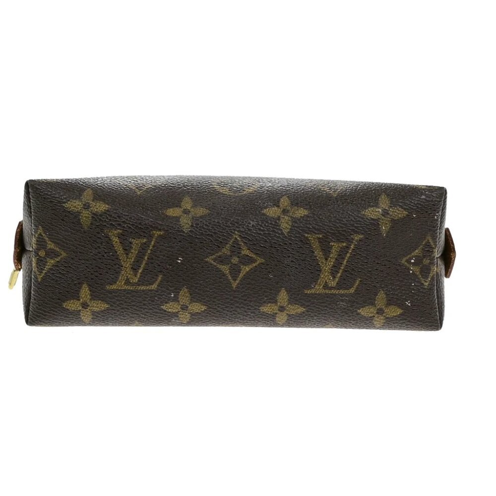 LOUIS VUITTON Pochette Cosmetic Pouch Bag Monogram Leather BN M47515 60YH030 - Picture 10 of 14